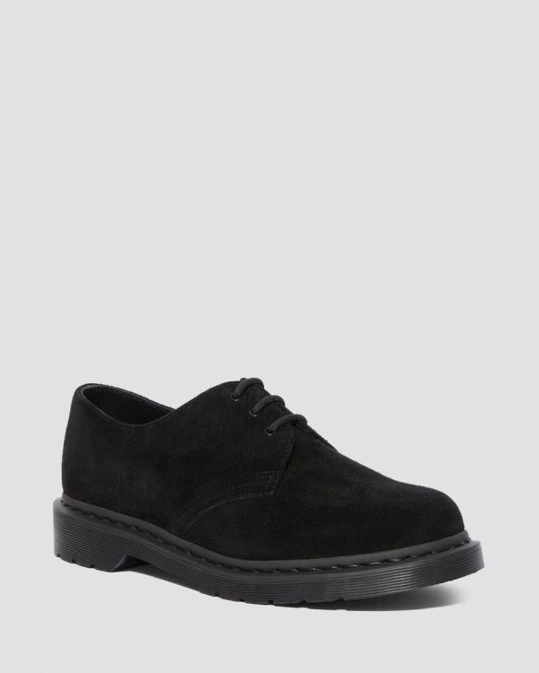 Tenis Dr Martens 1461 Black Suede Para Hombre DR3371I